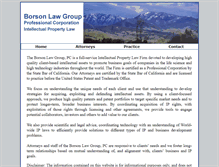 Tablet Screenshot of borsonlaw.com